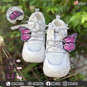 shoe pad shoe mount butterfly wings D.I.Y shoe decoration set for women, 1 pair, 3 colors, 3 sizes, model P7Aa71-0001