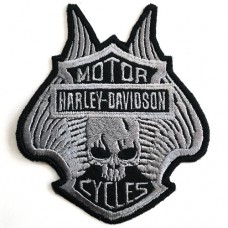 อาร์มรีดติดเสื้อ HARLEY DAVIDSON ลายหัวกระโหลก ตัวรีดติดเสื้อลายฮาเล่ย์หัวกระโหลก อาร์มรีดติดเสื้อลายฮาเล่ย์ อาร์มรีดติดเสื้อฮาเล่ย์ ตัวรีดฮาเล่ย์ No.F3Aa51-0012