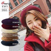 Beret Hat, Wool Painter The fabric is not soft. All sizes of head. In-line size adjustment There are 6 colors. No.F5Ah31-0033
