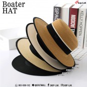 CAKE hat, weave, ribbon, edge, M, Boater hat, small hat, cute, comfortable, not uncomfortable No. F5Ah17-0030