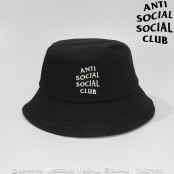หมวก Bucket ปัก ANTI SOCAIL หมวกบักเก๊ตเเนวๆ  สายสตรีท สายเด็กเเนว หมวกบักเก็ต  ANTI SOCAIL  No. F7Ah32-0088