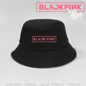 หมวก Bucket ปัก BLACK PINK หมวกบักเก็ต เนื้อผ้าดี ปักลาย เเบล๊คพิงค์ No. F7Ah32-0022