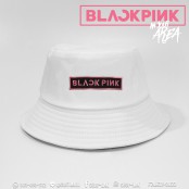 หมวก Bucket ปัก BLACK PINK หมวกบักเก็ต เนื้อผ้าดี ปักลาย เเบล๊คพิงค์ No. F7Ah32-0022