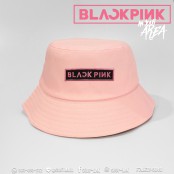 หมวก Bucket ปัก BLACK PINK หมวกบักเก็ต เนื้อผ้าดี ปักลาย เเบล๊คพิงค์ No. F7Ah32-0022