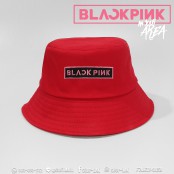 หมวก Bucket ปัก BLACK PINK หมวกบักเก็ต เนื้อผ้าดี ปักลาย เเบล๊คพิงค์ No. F7Ah32-0022