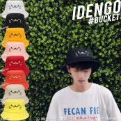 หมวก Bucket ปัก หน้าแมว ลายหน้าเเมว น่ารัก หมวกบักเก๊ตทรงสวย No. F5Ah32-0104