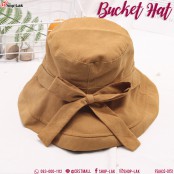 หมวก Bucket ปีกกว้างผูกโบว์ หมวกบักเก็ตสไตล์น่ารักๆ สายหวาน No. F5Ah32-0150