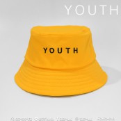  หมวก Bucket ปัก YOUTH หมวกบักเก๊ตข้อความ ง่ายๆ เท่ๆ เเบบมีสไตล์ No. F7Ah32-0001