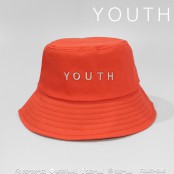  หมวก Bucket ปัก YOUTH หมวกบักเก๊ตข้อความ ง่ายๆ เท่ๆ เเบบมีสไตล์ No. F7Ah32-0001