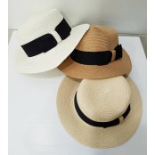 หมวกทรง CAKE สาน/คาดริบบิ้นดำ   สินค้ามีทั้งหมด  3  สี   No.F1Ah17-0013