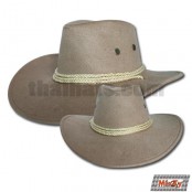หมวกคาวบอยแฟชั่นcowboyhat ผ้าสักหลาด คาดเชือก สินค้ามีทั้งหมด 3 สี No.F1Ah16-0030 