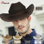 หมวกทรง COWBOY สาน ผ้าถักคาด Thailand สินค้ามีทั้งหมด 7 สี No.F1Ah16-0041