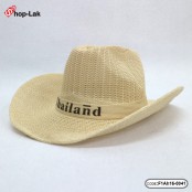 หมวกทรง COWBOY สาน ผ้าถักคาด Thailand สินค้ามีทั้งหมด 7 สี No.F1Ah16-0041