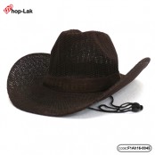 หมวกทรง COWBOY สาน ผ้าถักคาด Thailand สินค้ามีทั้งหมด 7 สี No.F1Ah16-0041