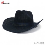 หมวกทรง COWBOY สาน ผ้าถักคาด Thailand สินค้ามีทั้งหมด 7 สี No.F1Ah16-0041