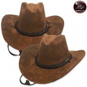 หมวกคาวบอย หนังกลับ  คาดเปียหนังถัก หมวกcowboy  สินค้ามีทั้งหมด 4 สี No.F1Ah16-0073