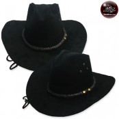 หมวกคาวบอย หนังกลับ  คาดเปียหนังถัก หมวกcowboy  สินค้ามีทั้งหมด 4 สี No.F1Ah16-0073