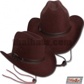 หมวกทรง COWBOY ผ้าชามัวร์อัดแข็ง  ไซด์เล็ก  สินค้ามีทั้งหมด 3 สี No.F1Ah16-0034