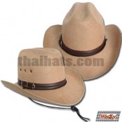 หมวกทรง COWBOY ผ้าชามัวร์อัดแข็ง  ไซด์เล็ก  สินค้ามีทั้งหมด 3 สี No.F1Ah16-0034