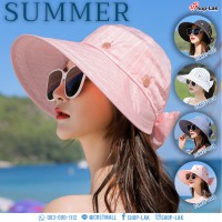 Wide-brimmed hat, wide-brimmed caddy, button-down pattern, removable half-head, soft fabric, comfortable fabric, not uncomfortable No.F5Ah33-0037