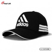 หมวกแก๊ปฟองน้ำตาข่ายปักโลโก้+ตัวอักษร Adidas  ด้านหลังแบบปรับไซส์ได้ No.F1Ah15-0464