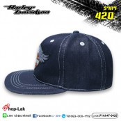 หมวก HipHop SNAPBACK ปัก HARLEY ด้านหลังเป็นแบบสามารถปรับไซส์ได้ No.F1Ah47-0420