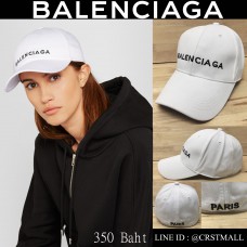 BALENCIAGA white cap BALENCIAGA CAP full front BALENCIAGA embroidery on back PARIS No.cps-0025