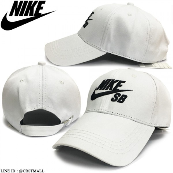   หมวกแก๊ปNIKE SB สีขาว โลโก้NIKE SB สีขาว ดำ มี 2 สี No.F5Ah15-0640 