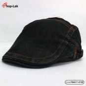 หมวกวินเทจ หมวกติงลี่ หมวก Shanghai ยีนส์ฟอกดำ เข้มด้านหลังเป็นยางยืดใช้ปรับขนาดได้ No.F5Ah11-0100