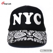 หมวกแก๊ปฟองน้ำตาข่าย NYC ด้านหลังเป็น snapback มี 4 สี No F5Ah15-0141