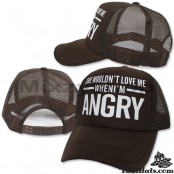 หมวกแก๊ป ตาข่าย สกรีนลาย ANGRY NET CAP ด้านหลังเป็นแบบ Snapback สามารถปรับไซด์ได้ มี 3 สี No.F5Ah15-0153