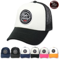 High quality Sponge mesh cap, back side, snapback side. Available in 6 colors. No.F5Ah15-0377