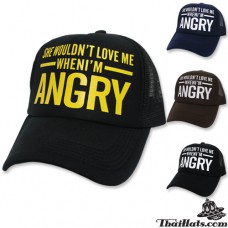 Screen cap ANGRY NET CAP back Snapback can be adjusted with 3 colors No.F5Ah15-0153