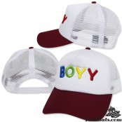   หมวกแก๊ปตาข่าย ปัก BOYY สินค้ามี  ด้านหลังเป็นแบบ snapback ปรับไซด์ได้ครับ มี 3 สี No.F1Ah15-0320
