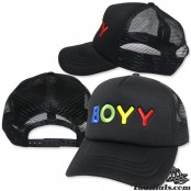   หมวกแก๊ปตาข่าย ปัก BOYY สินค้ามี  ด้านหลังเป็นแบบ snapback ปรับไซด์ได้ครับ มี 3 สี No.F1Ah15-0320