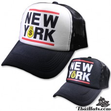 NEW YORK NET CAP Mesh Snapback Back, Available in 2 Colors No.F5Ah15 0155