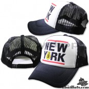 หมวกแก๊ป ตาข่าย NEW YORK NET Cap ด้านหลังเป็นแบบ Snapback สามารถปรับไซด์ได้ มี 2 สี  No.F5Ah15 0155