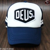  หมวกแก๊ปปักDEUS หมวกแก๊ปฟองน้ำตาข่าย 2แถบ DEUS ปีกกรมตาข่ายกรมหน้าขาว ด้านหลังเป็นSNAPBACKปรับไซด์ได้  No.F1Ah15-0566