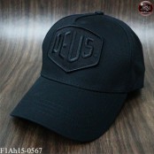  หมวกแก๊ปปักDEUS หมวกแก๊ปผ้า DEUS สีดำปักดำ ด้านหลังเป็นSNAPBACKปรับไซด์ได้   No.F1Ah15-0567