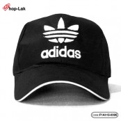 หมวกแก๊ป Adidas ปักโลโก้+อักษร  สีดำ ด้านหลังแบบปรับไซส์ได้ No.F1Ah15-0396