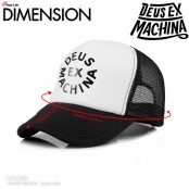 หมวกแก๊ปฟองน้ำ Flexลาย DEUS EX MACHINA ออกเเบบลงตัวกับหมวกเเก๊ปฟองน้ำตาข่ายดำ  สามารถปรับไซด์ได้ มี2สีให้เลือก NO . F7AH15-0135