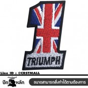 อาร์ม triumph ไทรอัมพ์มอเตอร์ไซเคิลส์ งานปักคุณภาพสูง No.F3Aa51-0007