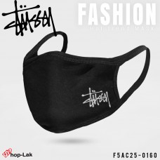  ผ้าปิดปากสีดำลาย stussy  No.F5Ac25-0160