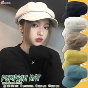 หมวกทรงฟักทองผ้าป่าน Newsboy Cap เนื้อผ้าอยู่ตัวไม่อ่อน ใส่ได้ทุกขนาดศรีษะ มีสายใช้ปรับขนาดด้านใน มี 5 สี No,F5Ah30-0078