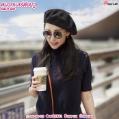 หมวกไบเล่ หมวกเบเร่ต์ Wool Beret หมวกสวย ทรงคลาสสิค สไตล์สาวปารีเซียง No.F5Ah31-0001