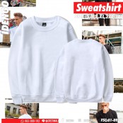 Sweatshirt เสื้อยืดคอกลมแขนยาว เสื้อสเวตเตอร์ ผ้าสำลี เสื้อเปล่าแขนยาว ใส่สบาย สไตล์อเมริกัน No.F5Cs01-0931