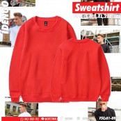 Sweatshirt เสื้อยืดคอกลมแขนยาว เสื้อสเวตเตอร์ ผ้าสำลี เสื้อเปล่าแขนยาว ใส่สบาย สไตล์อเมริกัน No.F5Cs01-0931