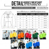 เสื้อกันหนาว มีฮู้ด แบบซิป ผ้าวอร์ม สีพื้น มีหลากสี หลายไซส์ให้เลือก เสื้อฮู้ดแขนยาวสไตล์อเมริกัน HOODIE No.F5Cs04-0760