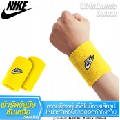 Nike Wristband สายรัดข้อมือ ผ้ารัดข้อมือ ไนกี้ ซับเหงื่อ ระหว่างออกกำลังกาย No.F7Aa35-0129