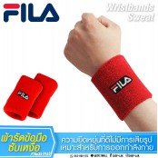 Wristband FILA ผ้ารัดข้อมือ ฟีล่า ซับเหงื่อ กันเหงื่อ ระหว่างออกกำลังกาย NO.F7Aa35-0159